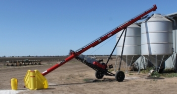 Auger Hopper and Drop Chute