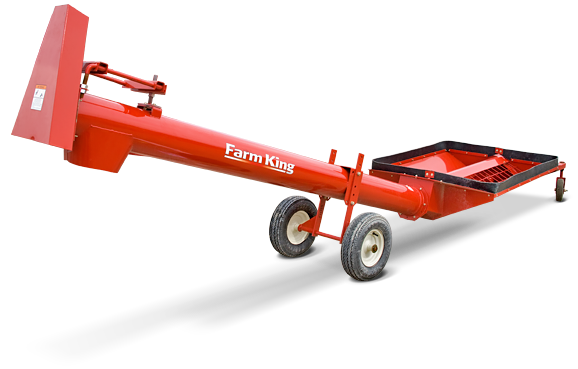 Farm King Transfer Auger Hydraulic 10'' x 10' on Wheels