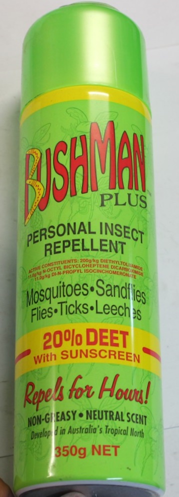 Bushman Plus 20%Deet with Sunscreen 350g