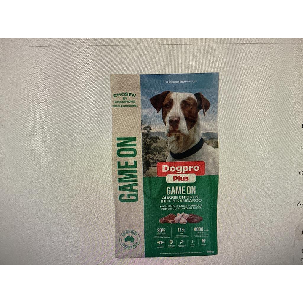 Dog Pro Game On 20kg