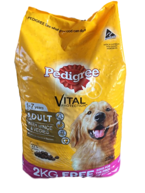 Pedigree Mince &amp; Veg 20kg