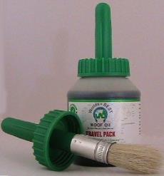 Worlds Best hoof Oil With Brush 250ML