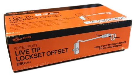 Steel Post Live Tip Offset 260mm