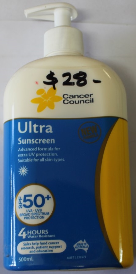 Sunscreen 15+ 500ml