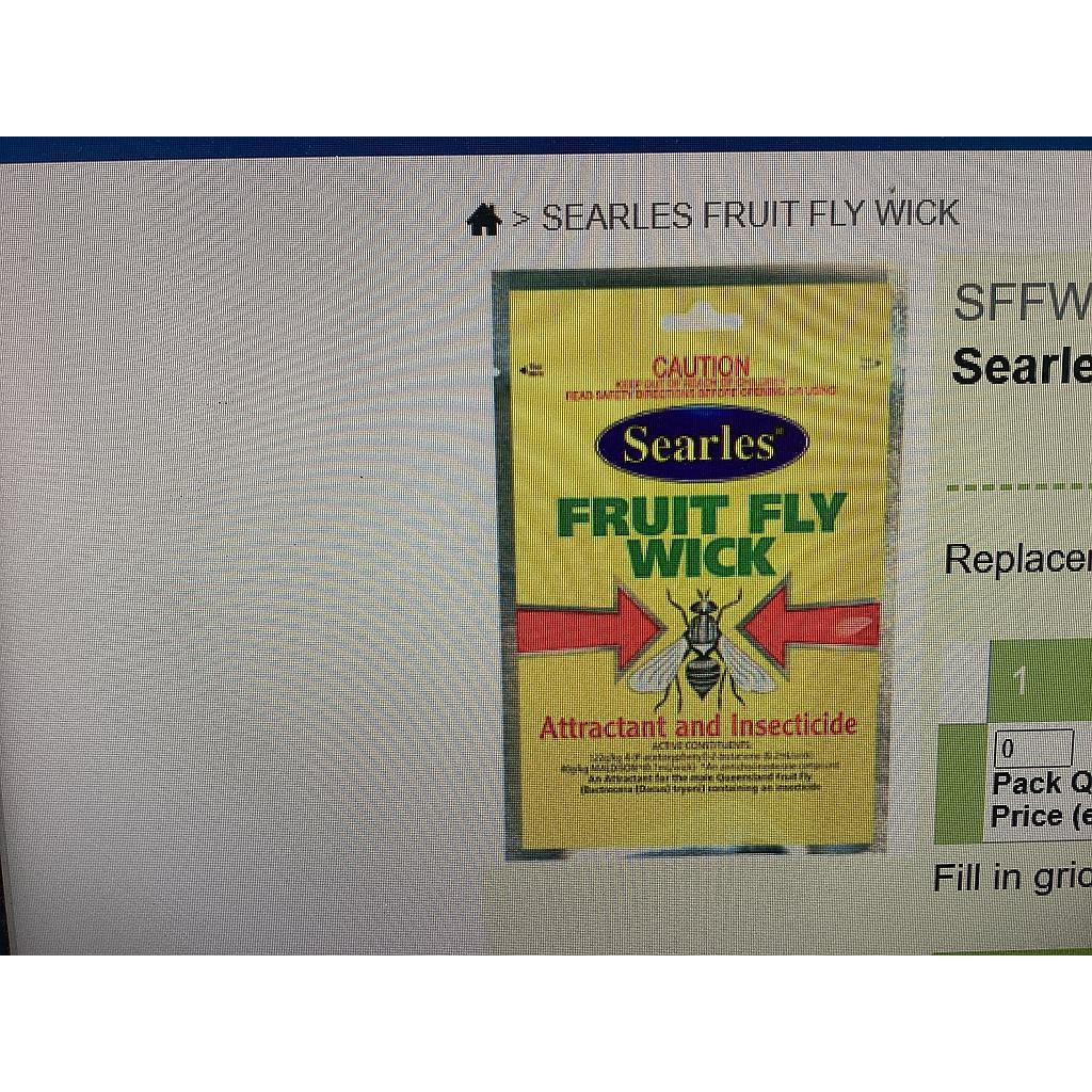 Searles Fruit Fly Wick