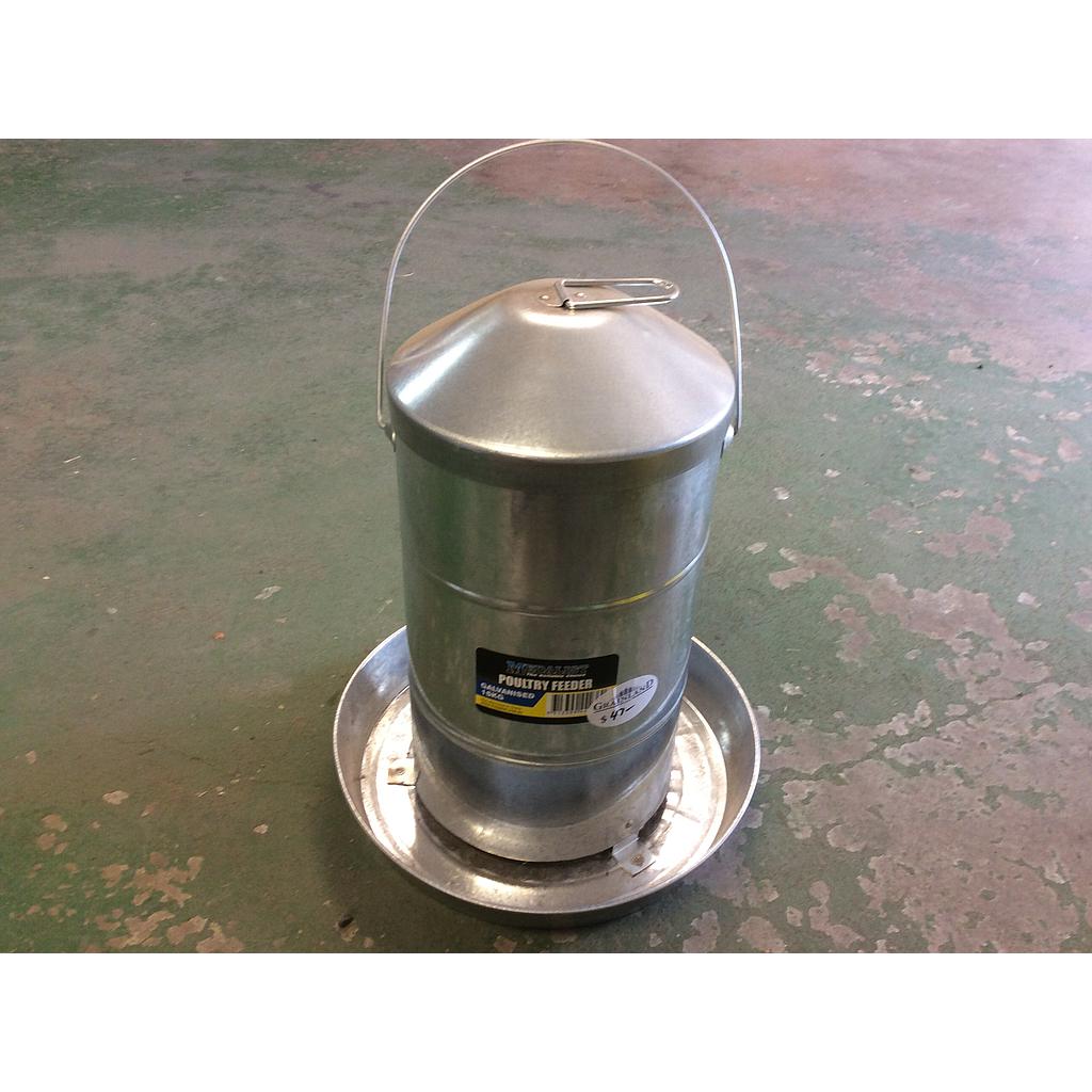 3kg Stainless Steel Poultry Feeder