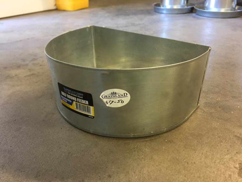 Half Round Poultry Feeder 380mm