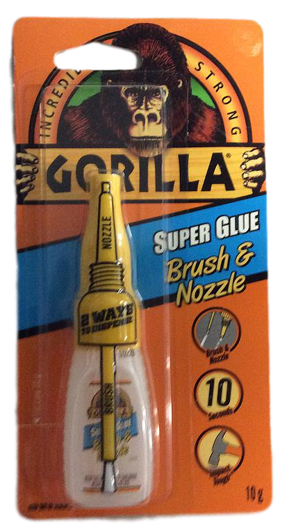 Gorilla Super Glue Brush &amp; Nozzle 10gm