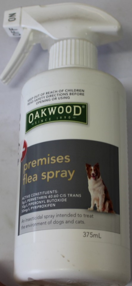 Flea Spray Oakwood 375mnl