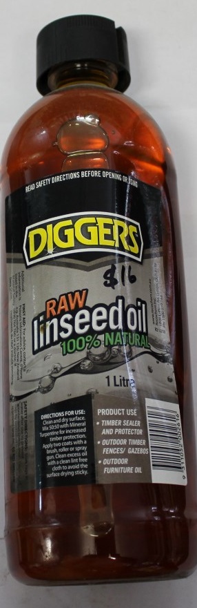 iO Linseed Oil Raw 1ltr