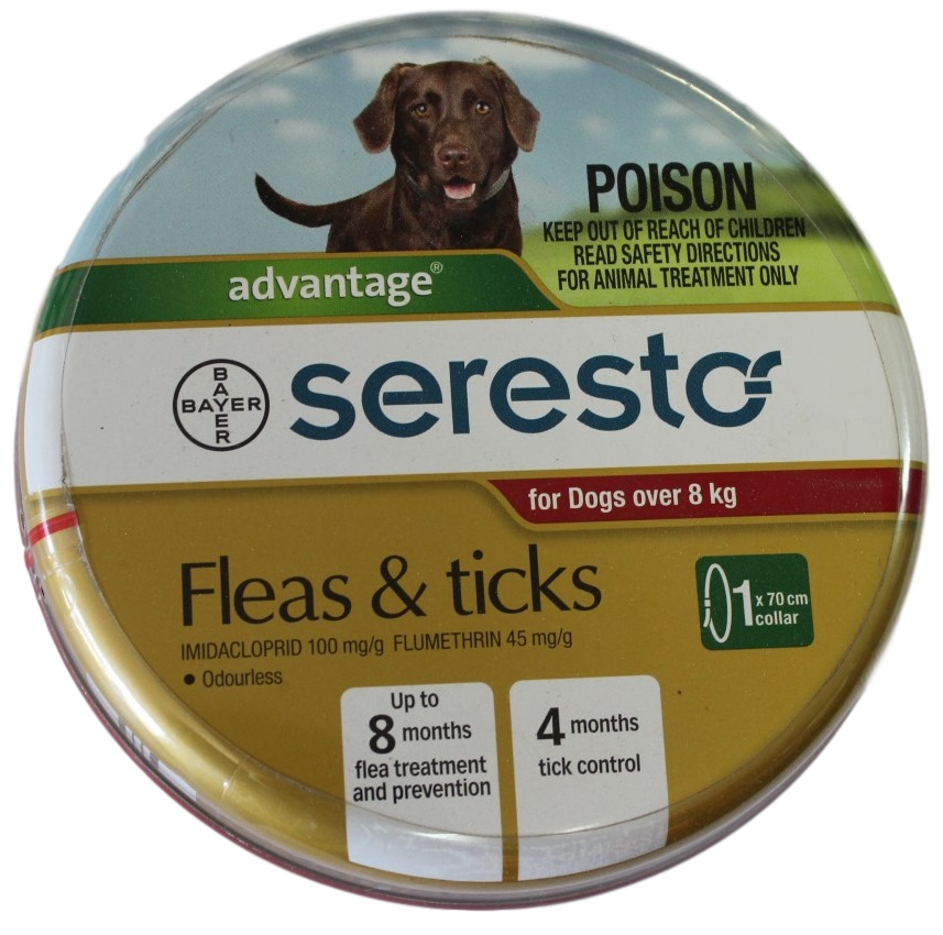 Seresto Flea/Tick Collar +8kgs
