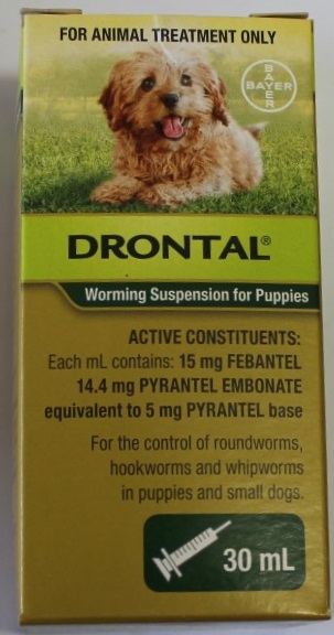 Drontal Puppy Suspension 30ml Grainland Moree